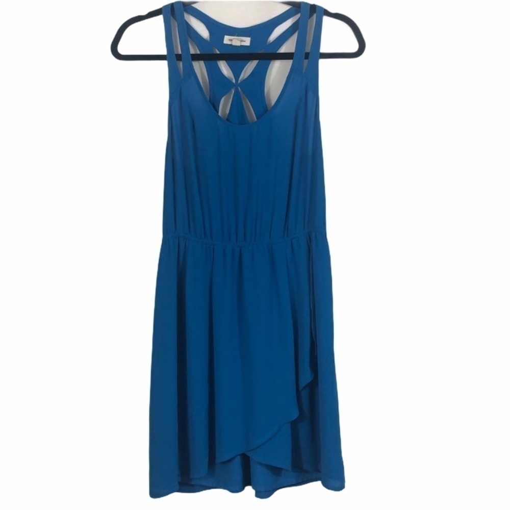Silence & Noise Medium long Tank Top Blue